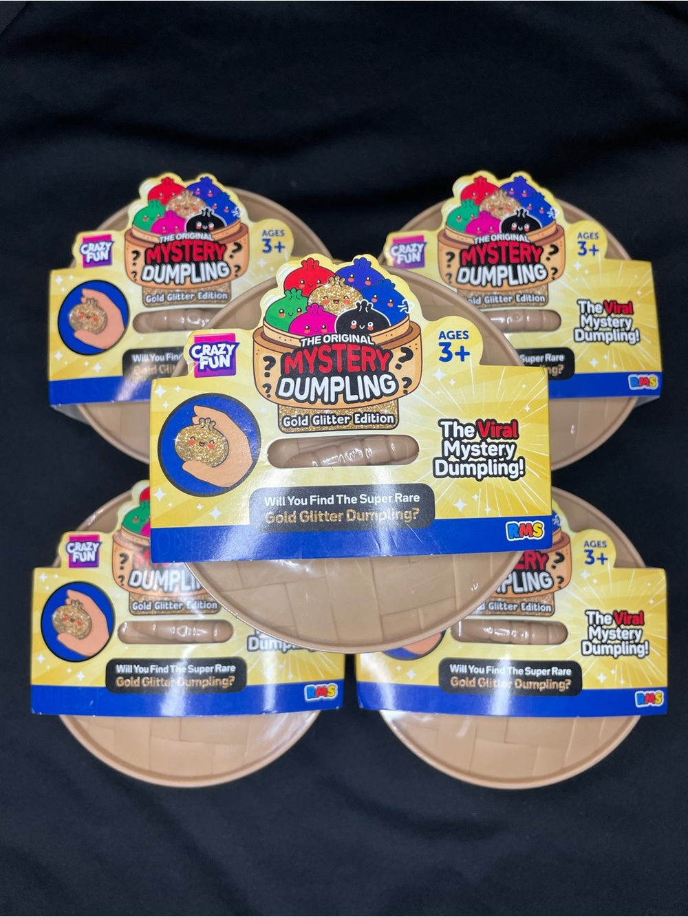 The Original Mystery Dumpling - Gold Glitter Edition (Yellow Packaging)